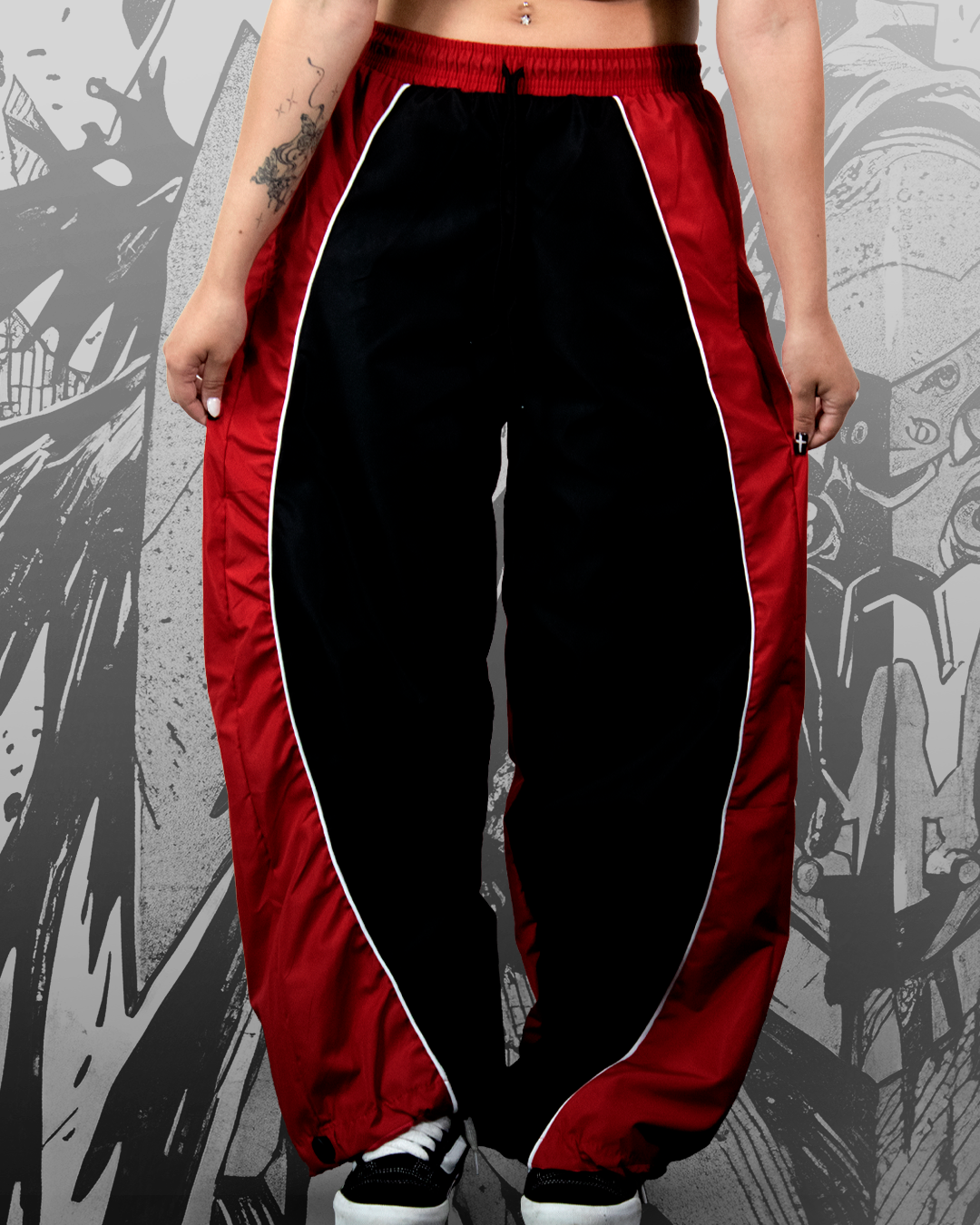 Parachute rojo/negro