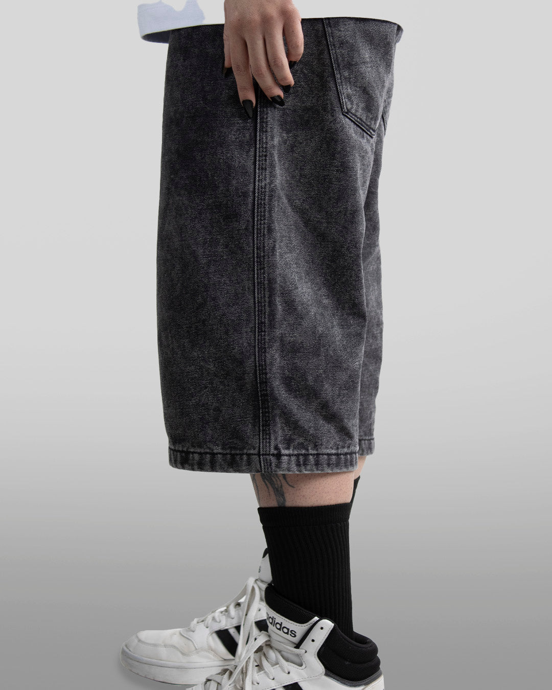 Denim Jorts unisex.
