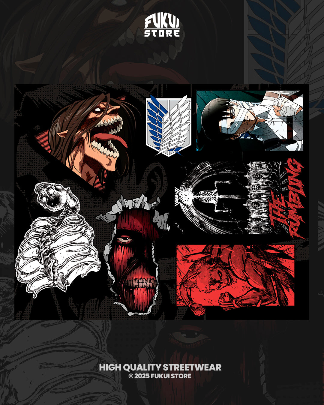 Pack de Stickers Shingeki no Kyojin