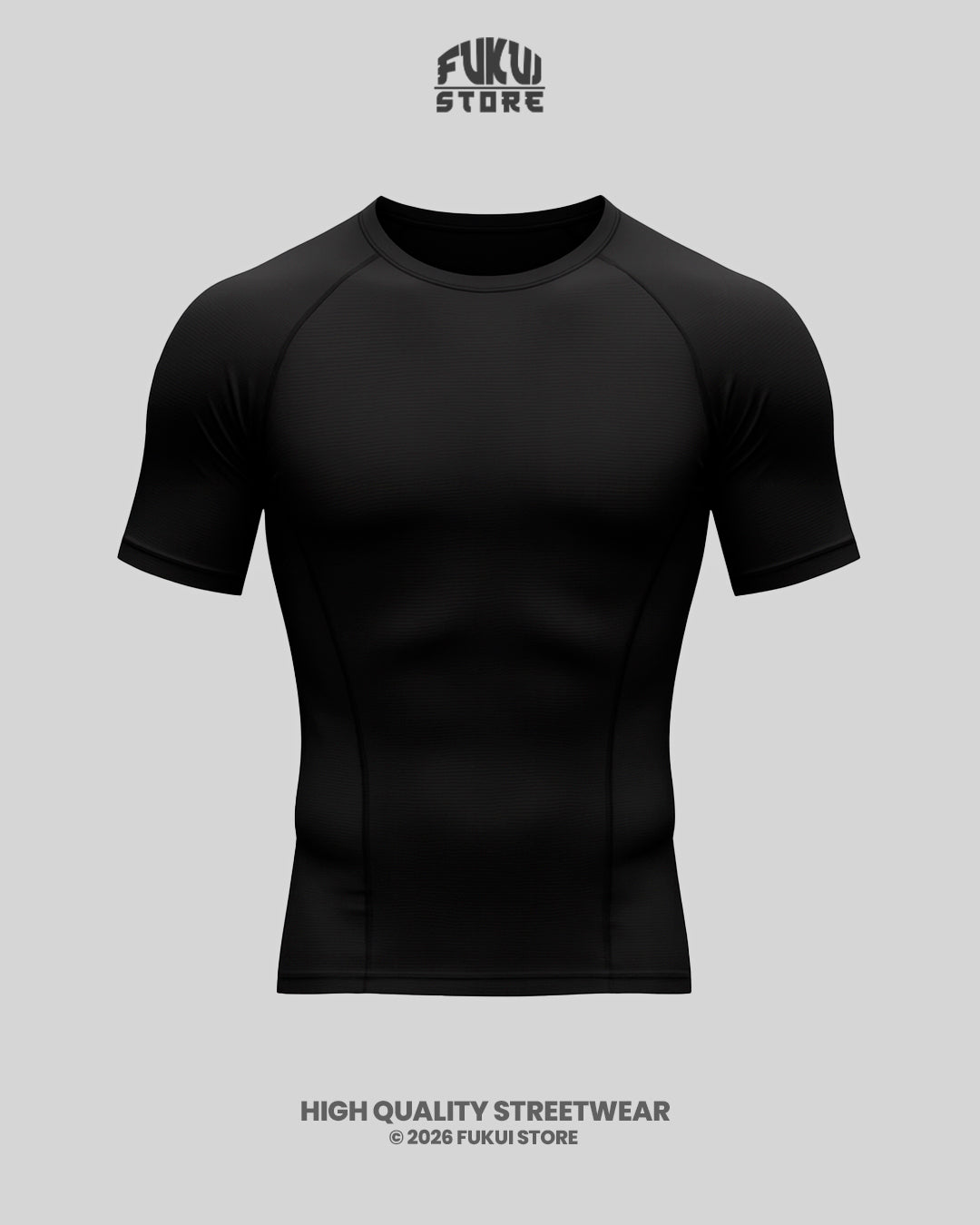 Camiseta de compresión sin estampado.