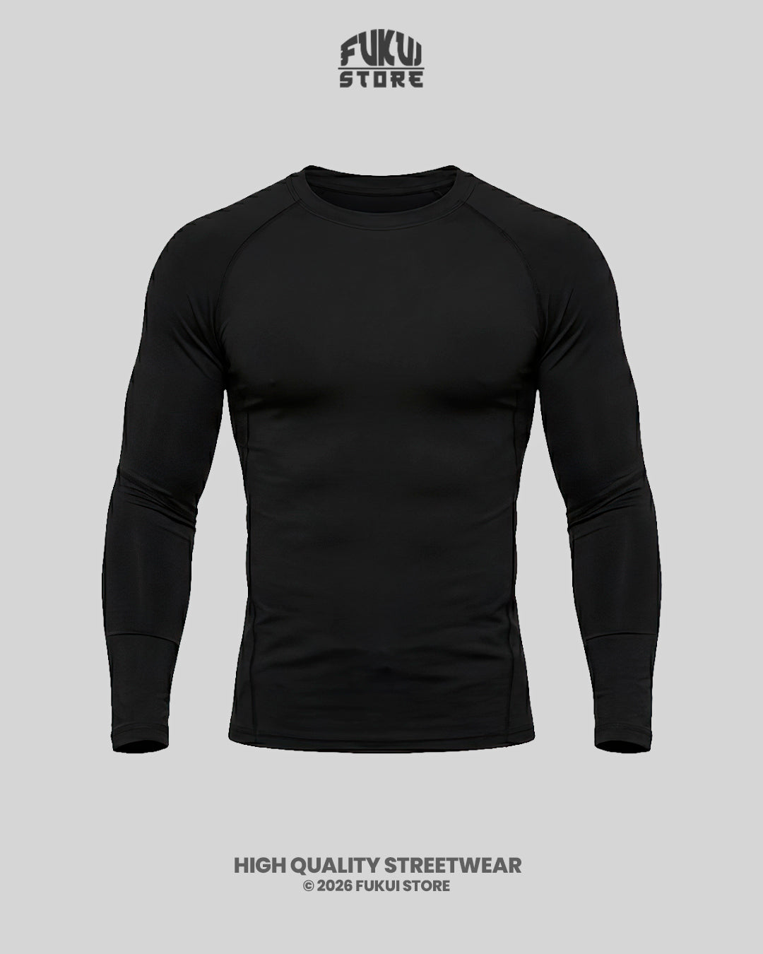 Camiseta de compresión sin estampado.