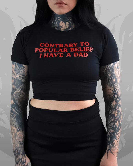 Crop Top Contrary to popular belief